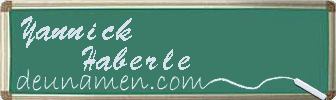 Yannick Haberle Visitenkarte